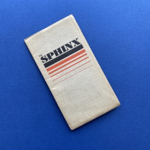 Le Sphinx, Paris, Deberny et Peignot c., 1931