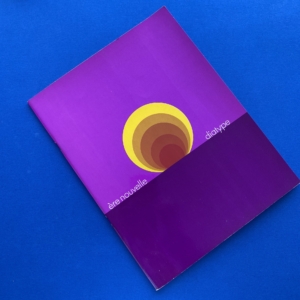 ère nouvelle diatype, Paris, 1972