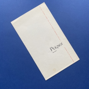 Peignot Maigre, Paris, Deberny et Peignot, 1950s