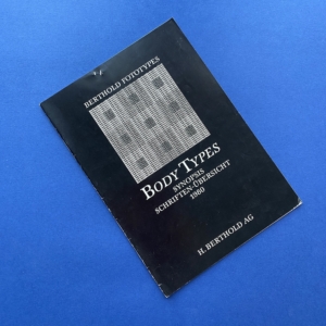 Berthold Fototypes, Body Types, Synopsis, 1980