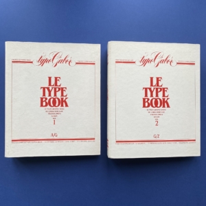 Le Type Book, Vol. 1 and 2, Paris, Photocomposition Typogabor, 1970s