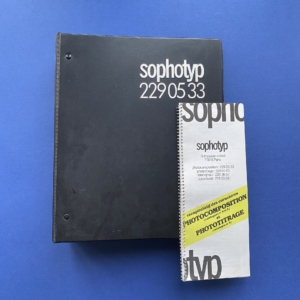 Sophotyp 229 05 33, Paris, Sophotyp, 1960s