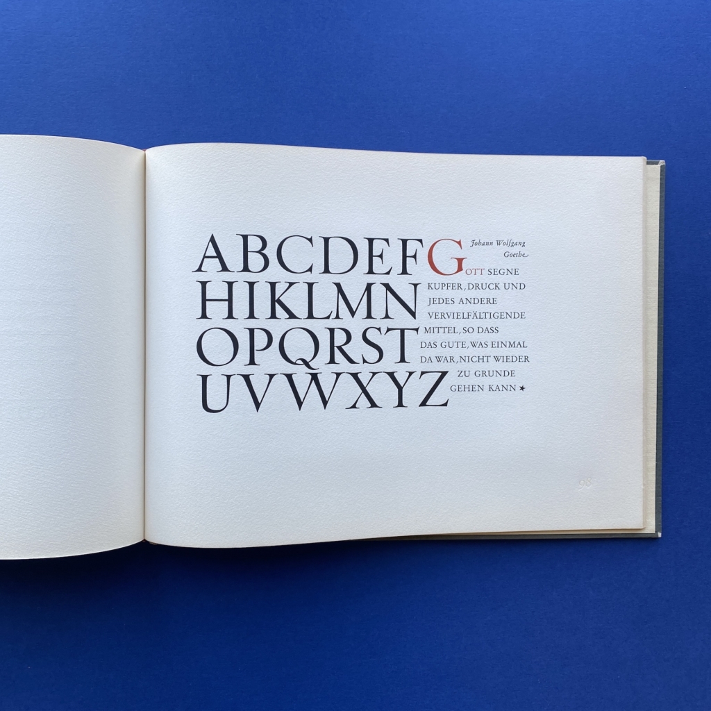 manuale typographicum, ZAPF Hermann, Frankfurt, Museum Books, 1954