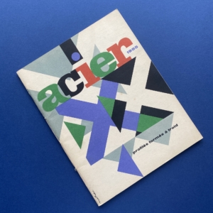 Acier, Profilés formés à froid, Paris, OTUA, Desfossés néogravure, 1955