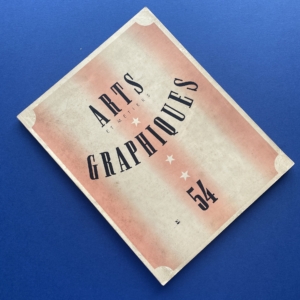 Arts et Métiers Graphiques n°54, Paris, Deberny et Peignot, 1936