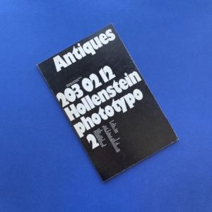 Antiques, #2, Hollenstein, Paris, 1970s