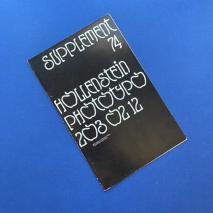 Supplément, Hollenstein, Paris, 1974