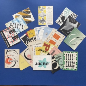 Gorgeous set of 22 Deberny et Peignot specimens