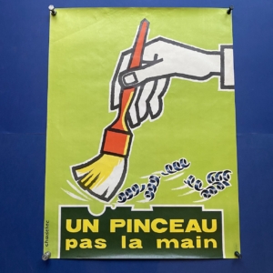 Un pinceau pas la main, B. Chadebec, 1970's
