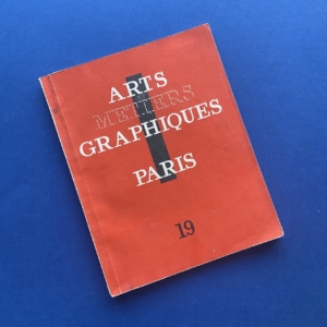 Arts et métiers graphiques, AMG, No 19, Charles Peignot, 1930