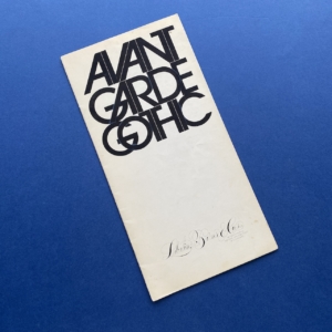 Avant Garde Gothic, New York, Lubalin Burns & Co Inc., 1971