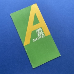 Avant Garde Gothic Condensed, New York, ITC, 1974