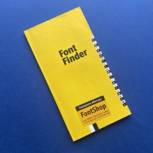 Font Finder, Paris, FontShop, 1997
