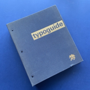 Typoguide, Paris, Clichés Union, 1960's, Paris