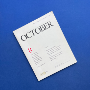 October 8, Art / Theory / Criticism / Politics