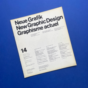 Neue Grafik / New Graphic Design / Graphisme actuel  #14