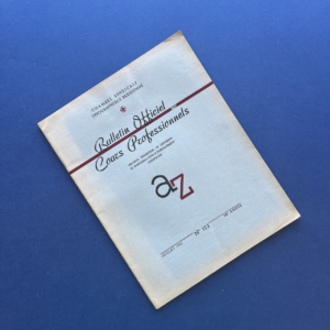 Bulletin officiel des cours professionnels — Syndicat des imprimeurs de Paris n° 122, 1951