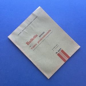Bulletin officiel des cours professionnels - Chambre Syndicale Typographique Parisienne n°119, 1950