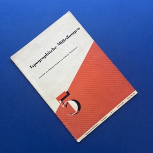 Typographiche Mitteilungen, 1932